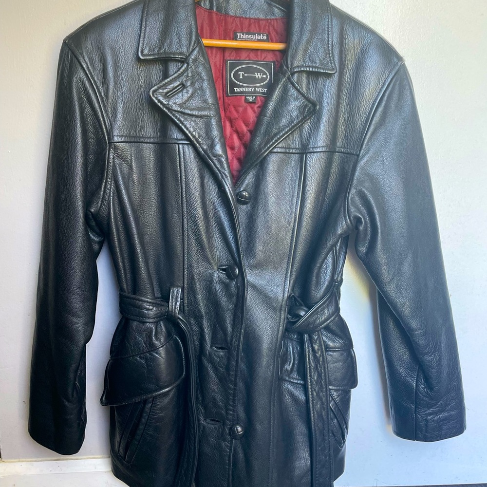 Black Women’s Leather Jacket